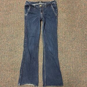 Hollister Dark Indigo Flare Jeans